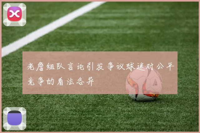 老詹组队言论引发争议球迷对公平竞争的看法各异